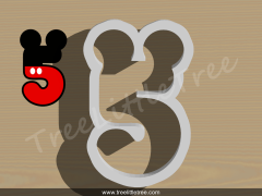 Mickey Number Four Cookie Cutter