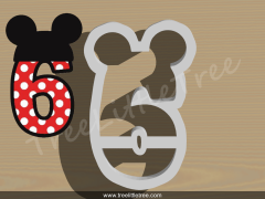 Mickey Number Five Cookie Cutter