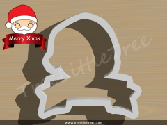 Dabbing Santa Claus Cookie Cutter