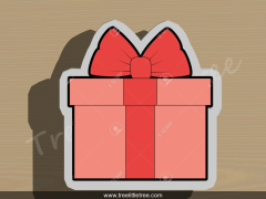 Gift Box Style 1 Cookie Cutter