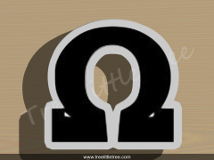 Greek Letter Psi Cookie Cutter.