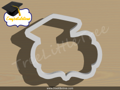 Diploma Scroll Map cookie cutter