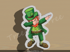Dabbing Leprechaun Cookie Cutter