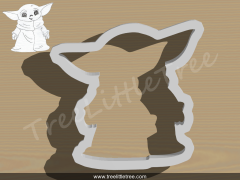 Yoda No Coffee No Force Cookie Cutter
