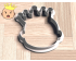 Baby With Crown Cookie Cutter. Baby Shower Cookie Cutter
