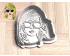 Taylor Swift Cookie Cutter and Stamp Set. Celebrity Cookie Cutter