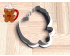 Gingerbread Man Mug With Whip Cookie Cutter. Christmas Cookie Cutter. Winter Cookie Cutter