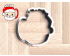 Santa Clause Mug Hot Cocoa Cookie Cutter. Christmas Cookie Cutter. Winter Cookie Cutter