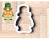 St Patrick Gnome1 Cookie Cutter. St Patrick's Day Cookie Cutter. Gnome Cookie Cutter