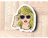 Taylor Swift Portrait Outline Cookie Cutter. Celebrity Cookie Cutter