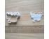 Aipon Cookie Cutter and Stamp Set. Pokemon Cookie Cutter