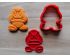 Gumba Cookie Cutter and Stamp Set. Super Mario Cookie Cutter