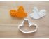 Baby Girl Cookie Cutter and Stamp Set. Baby Shower Cookie Cutter