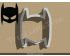 Batman Mask Logo Cookie Cutter. Super Hero Cookie Cutter