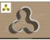 Fidget Spinner Style2 Cookie Cutter.Toy Cookie Cutter