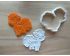 Vulpix Cookie Cutter and Stamp Set. Pokemon Cookie Cutter