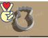 Peace and Love Cookie Cutter. Valentine's day Cookie Cutter