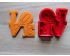 Love Cookie Cutter and Stamp Set. Valentine's day Cookie Cutter