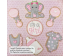 Sitting Elephant With Floral Crown Cookie Cutter. Animal Cookie Cutter
