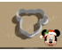 Christmas Mickey Head Cookie Cutter. Christmas Cookie Cutter.  Cartoon Cookie Cutter