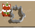 Christmas Fox Cookie Cutter. Christmas Cookie Cutter.  Animal Cookie Cutter