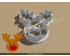 Cute Reindeer Head Cookie Cutter. Christmas Cookie Cutter. Animal Cookie Cutter