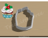 Christmas Cupcake Cookie Cutter. Christmas Cookie Cutter
