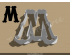 Carnival Letter M Cookie Cutter. Alphabet Cookie Cutter