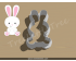 Sitting Bunny Cookie Cutter. Easter Cookie Cutter. Animal Cookie Cutter