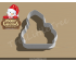 Snowman with Plaque Cookie Cutter. Christmas Cookie Cutter