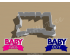 Baby Plaque Cookie Cutter. Baby Shower Cookie Cutter