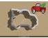 Truck with Christmas Tree Cookie Cutter. Christmas Cookie Cutter