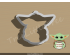Yoda No Coffee No Force Cookie Cutter. Valentine's day Cookie Cutter. Star War Cookie Cutter