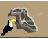 Toucan Cookie Cutter. Bird Cookie Cutter