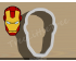 Iron Man Head Cookie Cutter. Super Hero Cookie Cutter