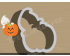 Pumpkin with Boo Cookie Cutter. Halloween Cookie Cutter. 