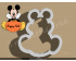 Mickey Pumpkin Plaque Cookie Cutter. Fall Season Cookie Cutter. Thanksgiving Cookie Cutter