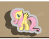 Fluttershy Cookie Cutter. My Little Pony Cookie Cutter.  Cartoon Cookie Cutter