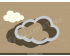 Cloud Style 1 Cookie Cutter. Babyshower Cookie Cutter