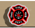 Fire Department Logo Cookie Cutter. Fire Rescue Theme Cookie Cutter