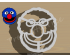 Grover Detailed Cookie Cutter. Cartoon Cookie Cutter. Sesame Street Cookie Cutter