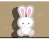 Sitting Bunny Cookie Cutter. Easter Cookie Cutter. Animal Cookie Cutter