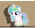Princess Celestia Cookie Cutter. My Little Pony Cookie Cutter.  Cartoon Cookie Cutter