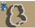 Baby Cookie Monster Cookie Cutter. Cartoon Cookie Cutter. Sesame Street Cookie Cutter