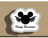 Bat Mickey Plaque Cookie Cutter. Halloween Cookie Cutter