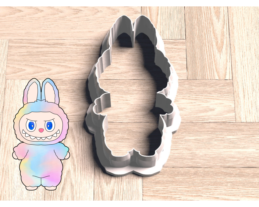 Labubu Cookie Cutter. POP Mart Cookie Cutter. Toy Cookie Cutter
