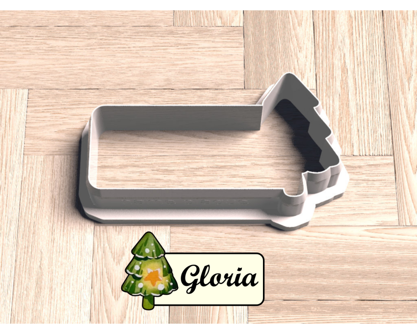 2024 Christmas Theme Name Plaque Cookie Cutters. Personalized Name Plaque Cookie Cutters. 