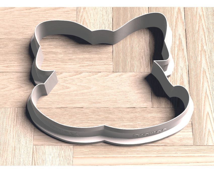 Christmas Jingle Bell With Bow Cookie Cutter. Christmas Cookie Cutter