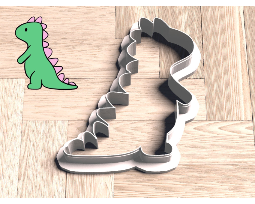 Dinosaur Cookie Cutter. Animal Cookie Cutter