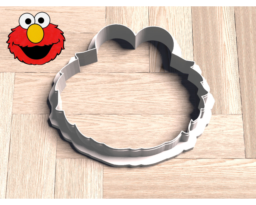 Elmo Cookie Cutter. Elmo Head Cookie Cutter. Sesame Street Cookie Cutter
